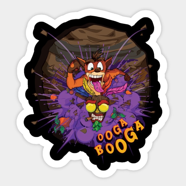 Ooga Booga Sticker by Alicorns_and_Devilhorns